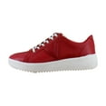 thumbnail image 2 of Vionic Kearny Laceup Women's Fashion Sneakers Red Leather Size 7.5 M, 2 of 8