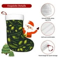 thumbnail image 5 of Disketp Green Branch Olive Christmas Stockings, Xmas Stocking for Family Holiday Season Décor, Personalized Holiday Indoor Decorations, 5 of 7