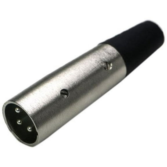 Switchcraft A3M 3-Pin XLR Male, Cable Mount, Nickel Finish - A3M
