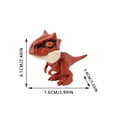 thumbnail image 3 of Juguete dinosaurio para morder con los dedos, juguete infantil, dinosaurio novedoso para morder con la mano, juguete pequeño para familiares y amigos., 3 of 6