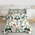thumbnail image 2 of Homewish Kawaii Green Frog 2pcs Bedding Comforter Set for Teens,Botanical Mushroom Twin Comforter Sets,Flowers Butterflies Breathable Bedding Set,Luxury Bedroom Decor,Reversible, 2 of 8