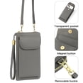 thumbnail image 4 of FALAN MULE Small Cell Phone Crossbody Bag Purse for Women, Lady Leather Wallet Purse, 4 of 6