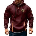 thumbnail image 3 of My Items Otaozi Mens Hoodies Pullover Casaul Long Sleeve Hoodies For Men Graphic Mens Sweatshirt Jacket No Hood Mens Tops Dressy Casual Petite Size Mens Gifts, 3 of 4