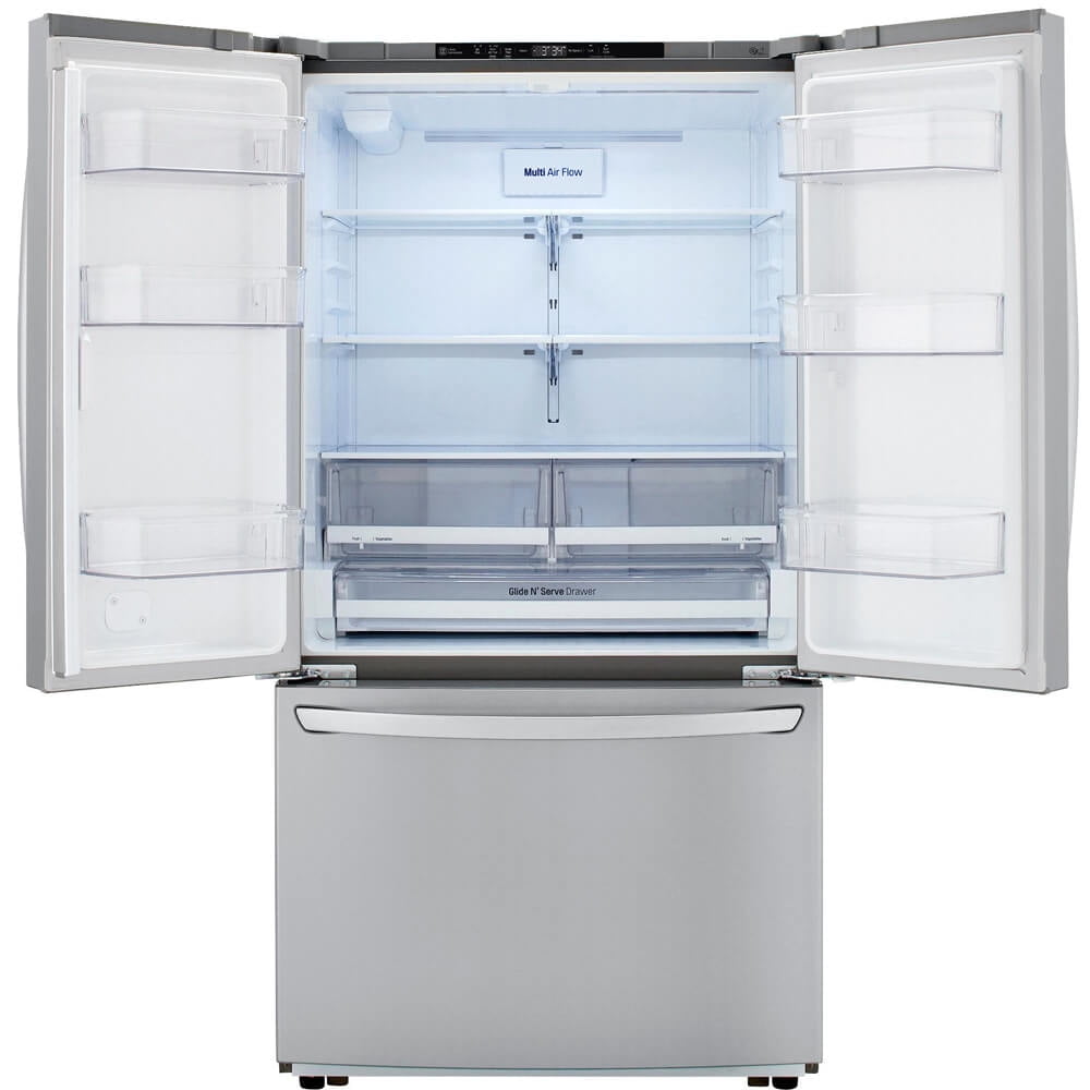 LG 23 cu.ft. Counter Depth French Door Refrigerator - Stainless Steel