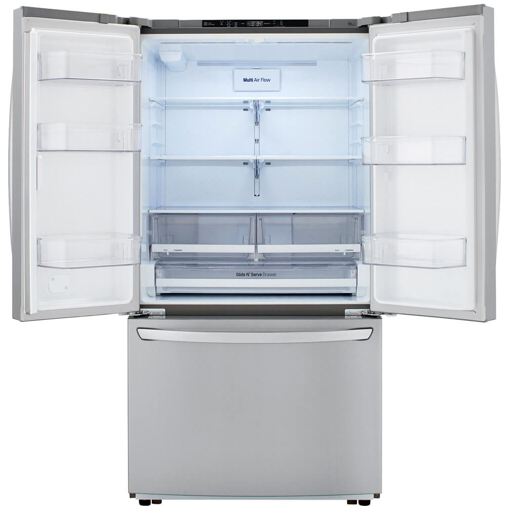 LG 23 cu.ft. Counter Depth French Door Refrigerator - Stainless Steel - image 3 of 7