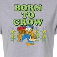 thumbnail image 3 of Garfield - Born To Grow - Juniors Cropped Cotton Blend T-Shirt, 3 of 5