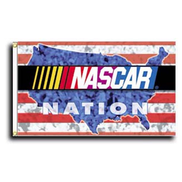 Nascar Nation 3'X5' General Nascar Polyester Flag