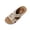 Gold, variant on Women Wedge Slide Sandals Perforated Floral Decor Shoes Comfortable For Casual Home Travel Daily Outdoor Activities