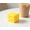 1.6 inch A4, variant on 2026 Cheese Squish-y,Big Cheese Shapeable Ball, Soft and Calming Texture for Relaxation, Sensory Squeeze Cheese Cube, Stress Relief Aid, for Students Adults Home School and Travel