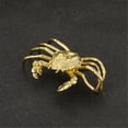 thumbnail image 4 of Yihuala Brass Crabs Figurines Animal Statues Shelf Decors Accent Crabs Decorative Objects Tabletop Centerpieces Home Decoration, 4 of 8