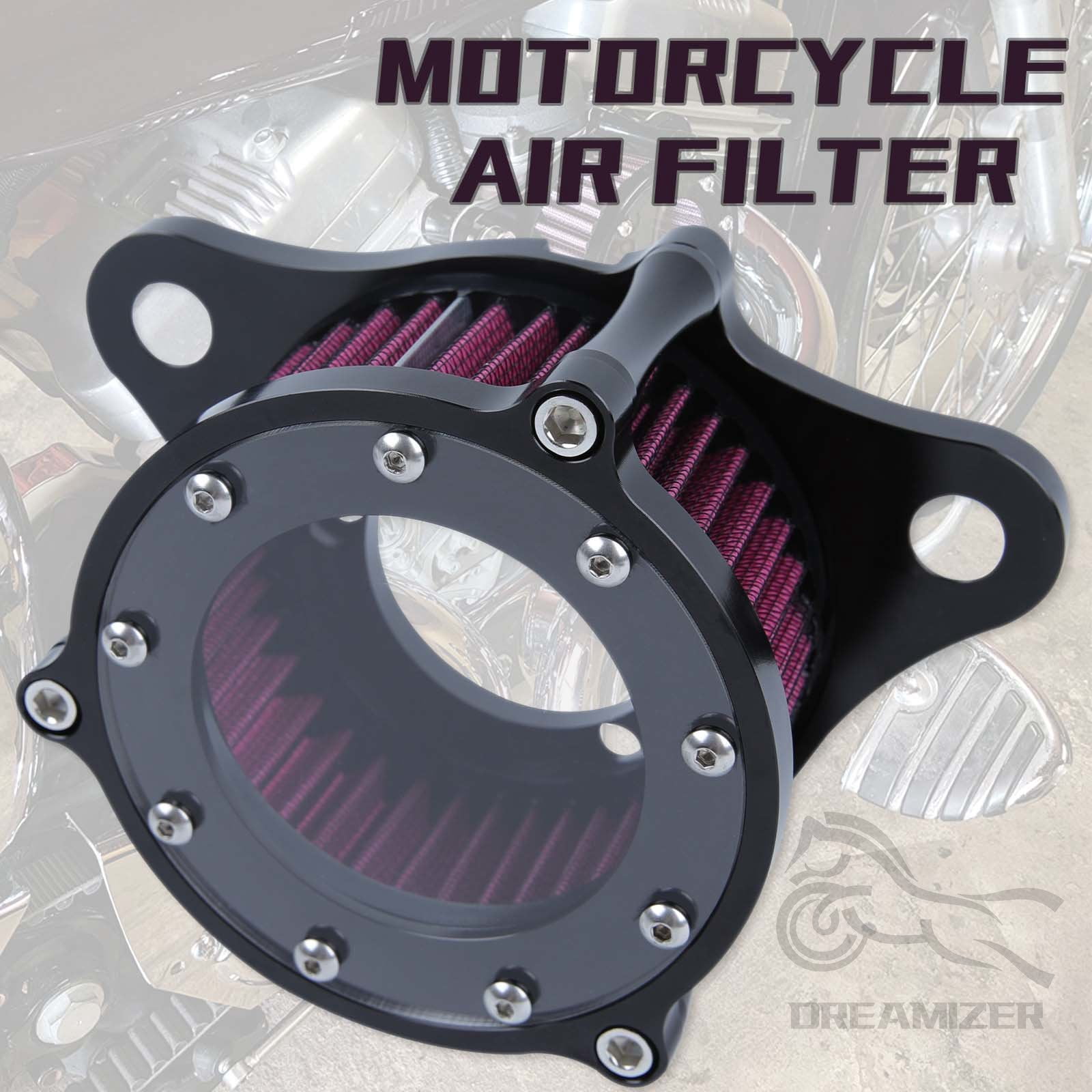 Motorcycle Air Filter CNC Machined Plate Air Cleaner Intake Filter
