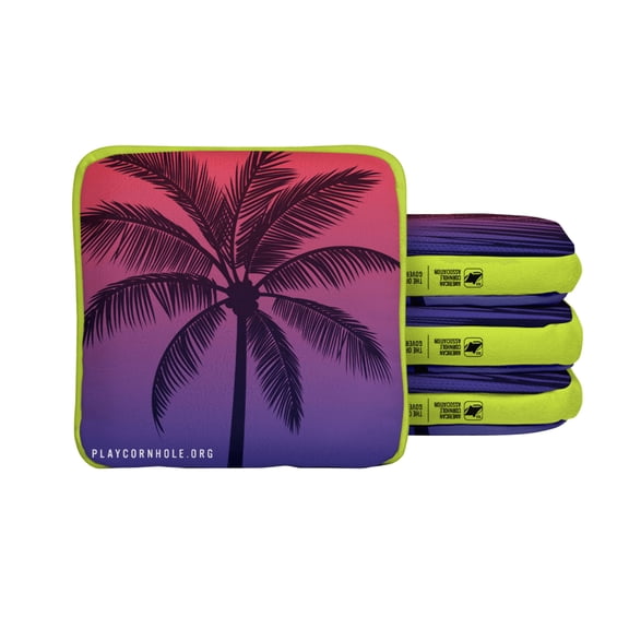 Tropical Palm Synergy Edge Cornhole Bags