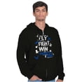 thumbnail image 5 of US Air Force Fly Fight Wind Pride Zip Up Hoodie Men's Women's Brisco Brands S, 5 of 6