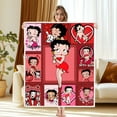 thumbnail image 2 of Betty Boop Twin Blanket 60"X80", Soft Flannel Fleece Bed Blanket Suit for Home Bed, Sofa & Dorm, 2 of 6