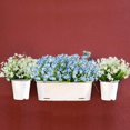 thumbnail image 7 of ZOELNIC 8 Bundles Artificial Fake Flowers UV Resistant Shrubs Plants for Indoor Outside Hanging Plants Garden Porch Window Box Home Wedding Farmhouse Decor Blue, 7 of 7