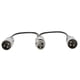 thumbnail image 3 of Conector hembra XLR de 30 cm a adaptador divisor de cabeza doble macho Cable de extensión de micrófono de Audio para Canon, 3 of 8