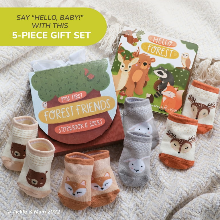 Tickle & Main Forest Friends 5-Piece Gift Set for Infants 0-12