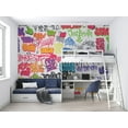 thumbnail image 5 of Graffiti Inscribed Wallpaper Stylish Graffiti Wallposter, 5 of 5