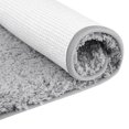 thumbnail image 4 of Unique Bargains Non-Slip Thick Microfiber Soft Plush Bathroom Mat Quick Dry Bath Rug Grey 16"x24", 4 of 6