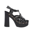 thumbnail image 2 of Sbicca Womens Amaliya Leather Slingback Sandals Black 10 Medium (B,M), 2 of 2