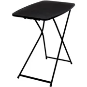 Black 26" Adjustable - Height Portable Personal Folding Table