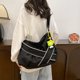 thumbnail image 2 of Bolsos de mano Bolso de mujer 2023 Bandolera de diseñador Bolso bandolera grande de lujo para mujer Bolsos de mano de lona con cremallera para niña, 2 of 5