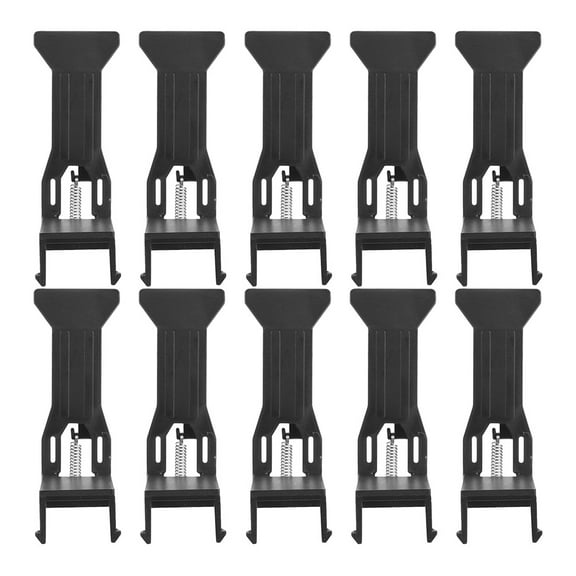 Masteelf 10-Pack Heavy Duty Plastic Money Clips for Cash Register Drawer Replacement and Secure Cash Management