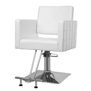 OmySalon Salon Styling Chair for Hair Stylist Wide Seat, Hydraulic Barber Chair with Stainless Steel Footrest, Hair Salon Chair Heavy Duty, Beauty Spa Cosmetology Shampoo Hairdressing Equipment