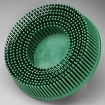 Scotch-Brite Roloc Bristle Disc, 3 in x 5/8 Tapered 50
