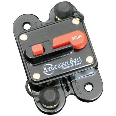 American Bass ABCB300A Circuit Breaker Blister Pack 300 (Best Bass Amp For 300)