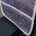 thumbnail image 3 of Oriental Microwave Oven Cover, Traditional Eastern Inspired Shapes, Water Resistant Organizer with Pockets for Kitchen, 36" x 12", Dark Indigo Mauve, by Ambesonne, 3 of 4