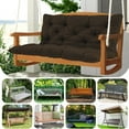 thumbnail image 6 of Outdoor swing cushions bench cushion, Waterproof Porch swing replacement cushions for outdoor furniture, 4" thick Bench Cushion for Backyard, Patio, Lawn（Coffee 40×60in）, 6 of 6