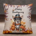 thumbnail image 2 of Happy Thanksgiving Chihuahua Welcome Thankful Fall Autumn Pumpkin Pillowcase Double Sided Dog Lover Gifts Idea Pillow Case Covers - 02021, 2 of 3