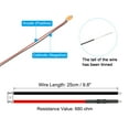 thumbnail image 4 of Uxcell 0805 Pre-Wired Micro LED, 12 Pcs 9-12V Pre-soldered Mini Light Emitting Diodes Surface Mount Device for Model, DIY, Science Projects, 9.8" Length, Pink, 4 of 6