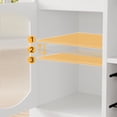 thumbnail image 6 of Huisuilinss Wine Bar Cabinet With LED Light,47" Coffee Bar Cabinet,Kitchen Buffet Sideboard,Liquor Cabinet With Wine Rack,Glass Hanger And Adjustable Shelves For Dining Living Room, 6 of 9