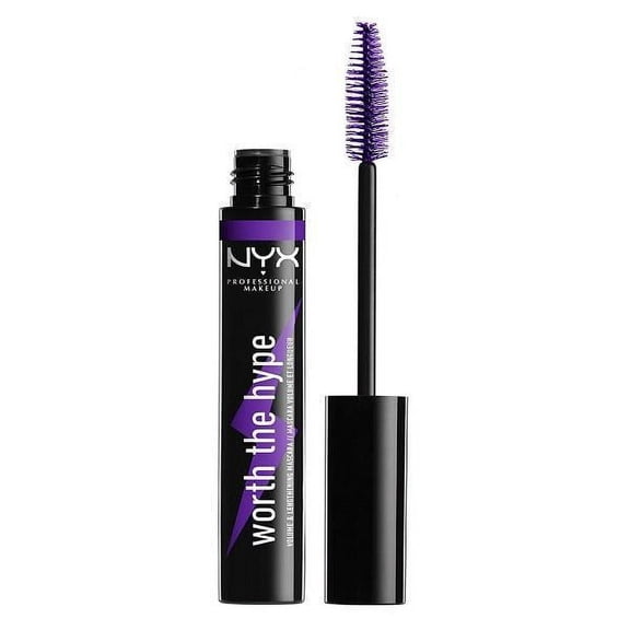 NYX MASCARA 0.23 OZ PURPLE NYX/WORTH THE HYPE MASCARA PURPLE 0.23/7ML
