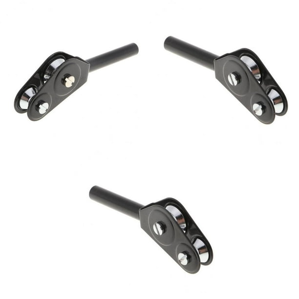 Cañas de pesca de duraderas de 3 piezas con doble rodillo, punta , 4,5 / 5,5 / 6,5 mm