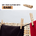 thumbnail image 6 of 100X Clothes Pins Heavy Duty Outdoor with Spring, Wooden Clothespins for Crafts and Hanging Clothes, 6 of 7