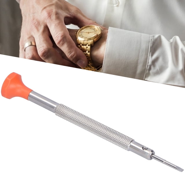 Montre Réparation Mini Tournevis, Mini Tournevis Ensembles pour les Horlogers, Fente Précise Portable Réparation Bijoutiers Tournevis