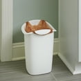 thumbnail image 5 of Panier à déchet avec sac pour recyclage Rubbermaid, 13,2 L, blanc, 5 of 5