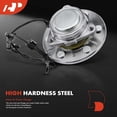 thumbnail image 3 of A-Premium Front Wheel Bearing and Hub Assembly Compatible with Chevy Silverado 1500 2005-2006, Silverado 1500 Classic 2007 & GMC Sierra 1500 2005-2006, Sierra 1500 Classic 2007, w/ABS 6-Lug RWD, 3 of 9