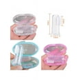 thumbnail image 3 of Infant Soft Silicone Finger Toothbrush Teether Cleaning Gum Massager Baby finger toothbrush set of safety silicone tongue coated brush finger set toothbrush + housing shell, 3 of 6