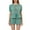 Green, variant on Musuos Women’s Summer Casual 2 Piece Outfits Puff Sleeve Tie Knot Front Tops + Elastic Waist Shorts Set Loungewear