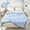 Blue, variant on Soft Skinfriendly Washable Summer Quilt Breathable Summer Airconditioning Quilt Vintage Leaf Print Lightweight Portable Polyester Quilt for Office Nap Car Travel Home Sofa Bed Use 70x100cm