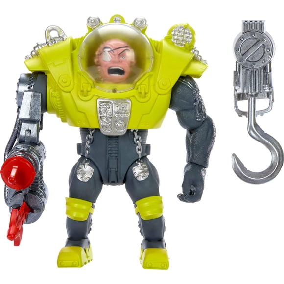 Figura de acción Mattel Street Sharks Dr. Piranoid de 15 cm con fusil