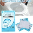 30/50 pcs Biodegradable Disposable Plastic Toilet Seat Cover UK 9CZ9