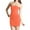 Orange, variant on Giftesty Womens Dresses Clearance Womens Solid Color Elastic Buttocks Wrapped Chest Ultra Short Skirt Strapless Dress Sleeveless Round Neck Dress