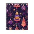 thumbnail image 4 of Trees Snow Christmas Blackout Curtain Panels 63x55in Drapes Privacy Assured for Living room Bedroom Bathroom 2 panels set, 4 of 5