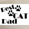 thumbnail image 2 of CafePress - Best Cat Dad Cap - Adjustable 100% Brushed Unisex Casual Cotton Baseball Cap, Beige, 1, 2 of 2