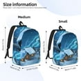 thumbnail image 2 of Saiise Mountain Cottage In Snow Print Laptop Backpack - Adjustable Shoulder Straps, Water-Resistant, Large Capacity, Stylish Design, Unisex for School, Office, Travel-Medium, 2 of 5